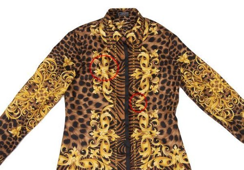 GIANNI VERSACE Leopard Baroque Printed Shirt Size 40(K-145412) - Picture 3 of 12