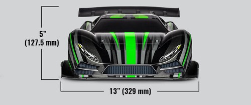 Traxxas TRX 64077 Green XO-1 Supercar Highspeed RC Car 160km/h 1:7 New OVP - Picture 6 of 10