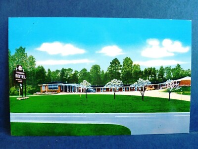 Postcard GA Doraville Motel & Dining Room Torn Down Now Vacant Lot