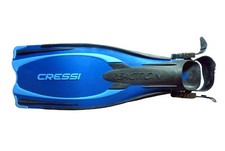 Cressi Reaction Scuba Diving Open Heel Adjustable Fin Blue XS/SM