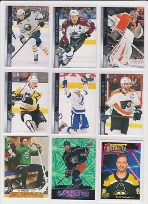 2020-21 Upper Deck Hockey Series 1 & 2 you pick base stars RC rookie inserts NM
