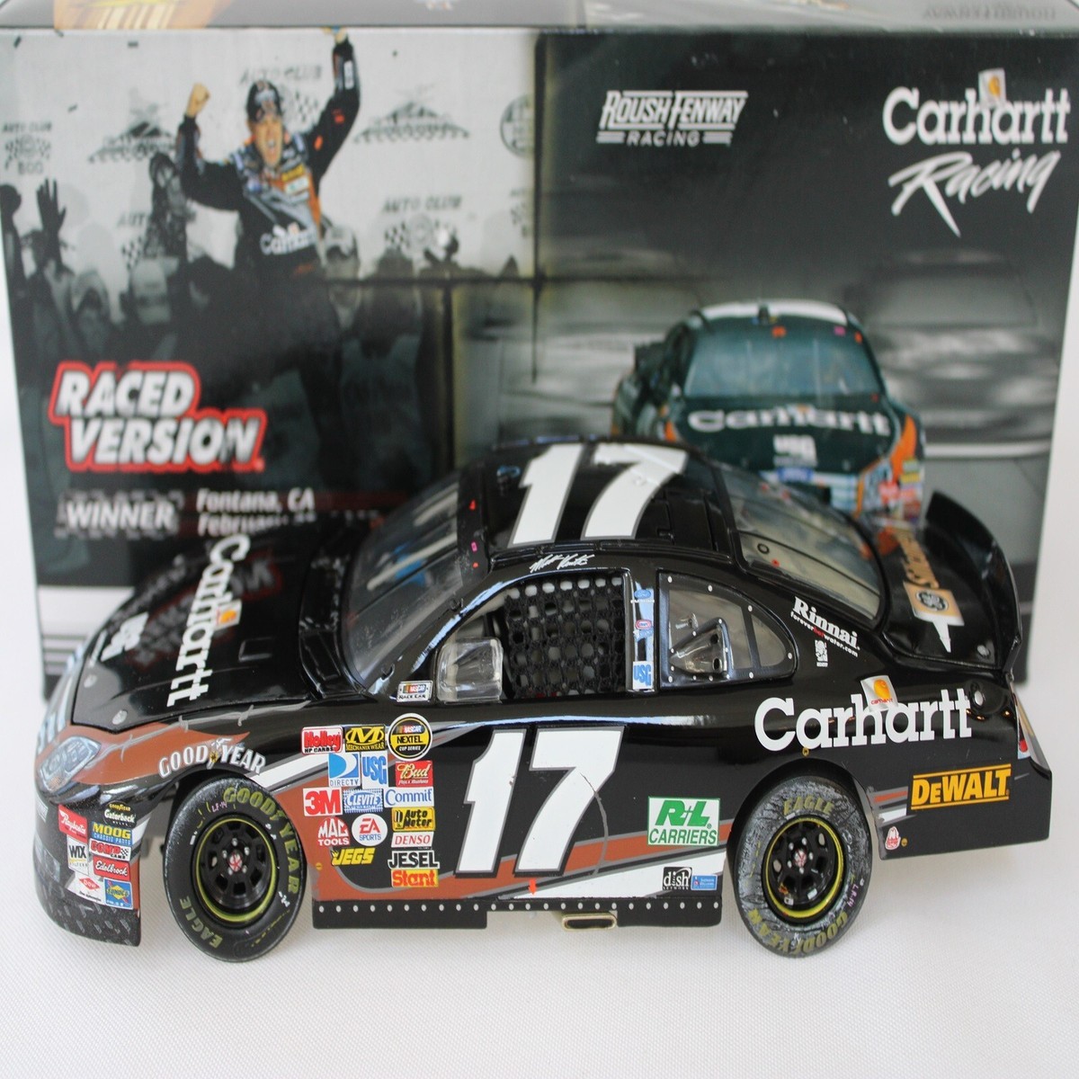 MATT KENSETH 2007 ACTION #17 CALIFORNIA RACE WIN CARHARTT FORD