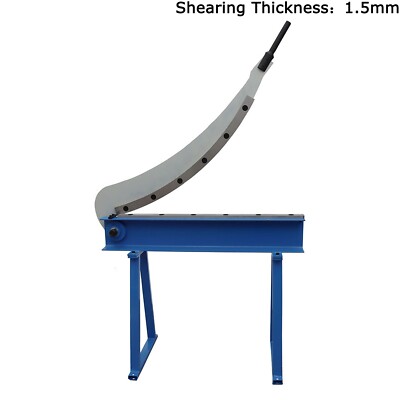 32'' Width Manual Guillotine Shear Gauge Sheet Metal Plate Cutting Cutter w/Stand