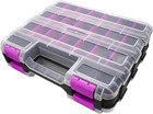 Tools Organizer Box Small Parts Storage Box 50-Compartment Double Side Hardware