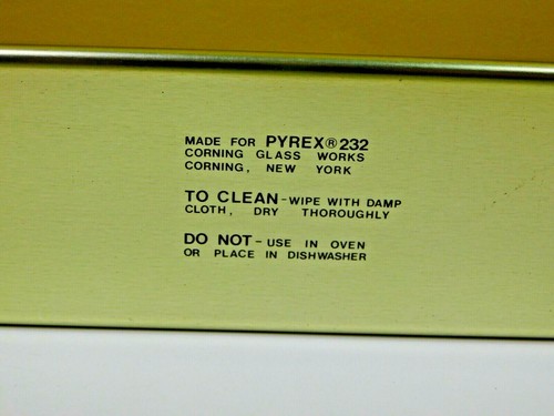 Pyrex Originals Fireside Bakeware 2325-F 2-Qt piatto da forno oblungo servizio decorato - Foto 8 di 12