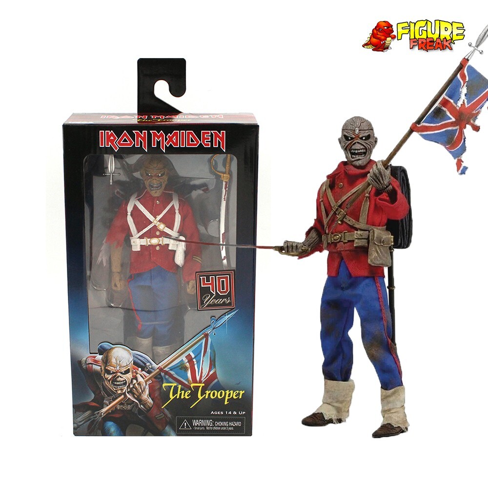 NECA Iron Maiden エディ フィギュア The Trooper NECA Iron Maiden Trooper Eddie Retro Clothed 8