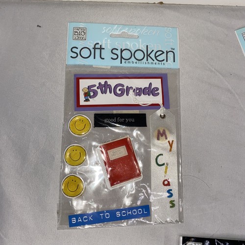 Embellishment stickers lot of 6 school college camp colorado scrapbook - Picture 3 of 7