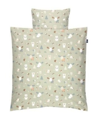 Alvi Bettwäsche Standard Baby Forest 80x80 / 40x35 cm NEU