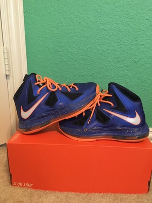 lebron 10 blue and orange