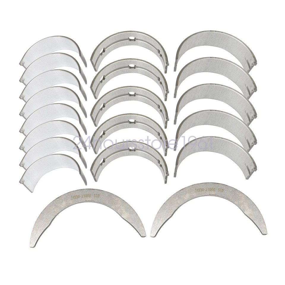 Juego de cojinetes principales y cojinetes de varilla de conexión para Hyundai Tucson Sonata Kia Soul 2,0 L Foto 2 de 4