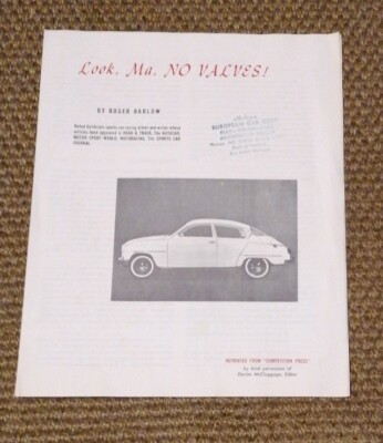Look, Ma, NO VALVES! by Roger Barlow Reprinted from Competition Press