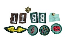 Vintage Girl Scout Brownies Badges Patches Sew Iron On