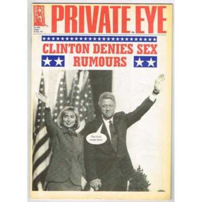 Private Eye Magazine December 31 1993 mbox3078/c  No 836 Clinton Denies Sex Rumo