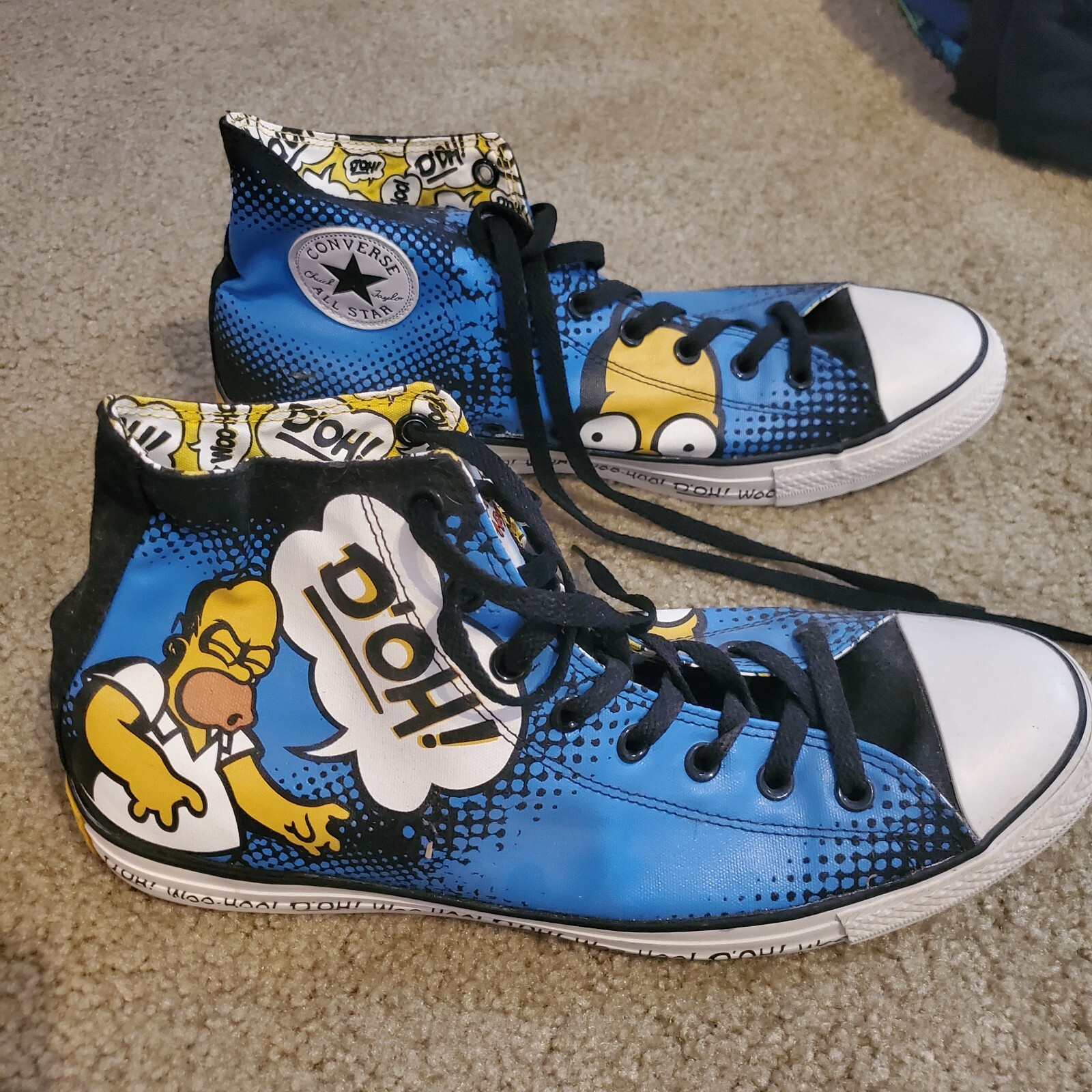 bart simpson converse