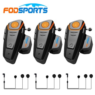 3x 1000M Motorcycle Intercom Helmet 