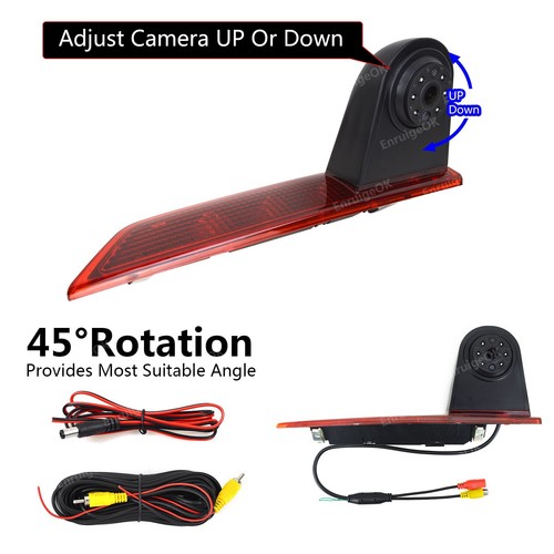 3rd Brake Light Rear View Backup Camera for Ford Transit Custom Van +7'' Monitor - Picture 16 of 24