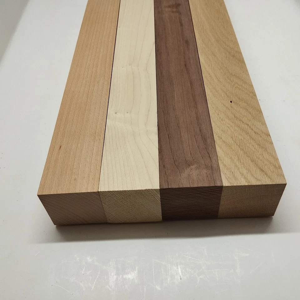 58x58 mm Eiche Buche Nussbaum Ahorn Walnuss Kantholz Massivholz Tischbeine - Bild 2 von 4