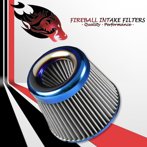3" Reusable High Flow Performance Cold Air Intake Filter Kit Silver For Nissan - Picture 9 of 13