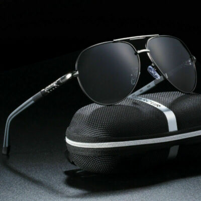 Polarisierte Pilotenbrille – UV400, Ultraleichter Metallrahmen Für Damen & Herren