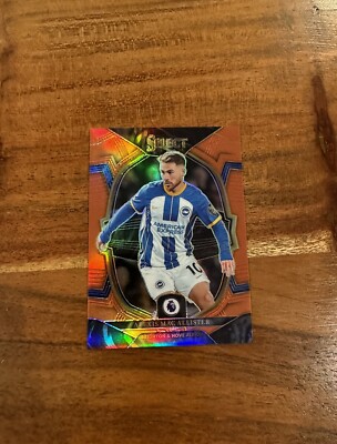 Alexis Mac Allister 2022-23 Panini Select EPL Orange Prizm /99 NRMT+ Argentina