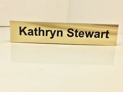 Acrylic Name Plate Desk Bar Free Personalised Nameplate Engraved