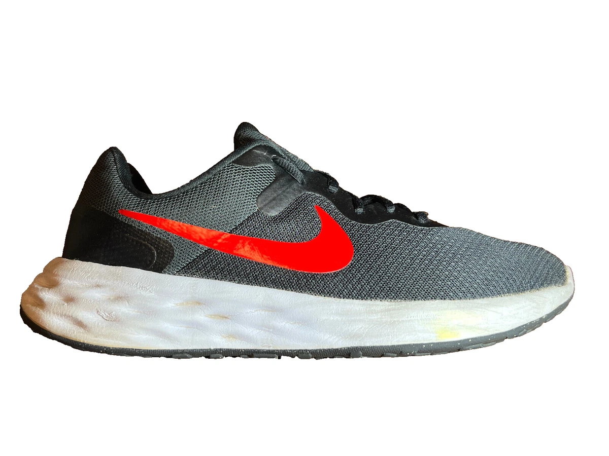 Nike Men\'s Revolution 6 Next Nature Shoes Black Red Size 7 Size 9 - Nike Revolution 6 Next Nature Black University Red  main image 3