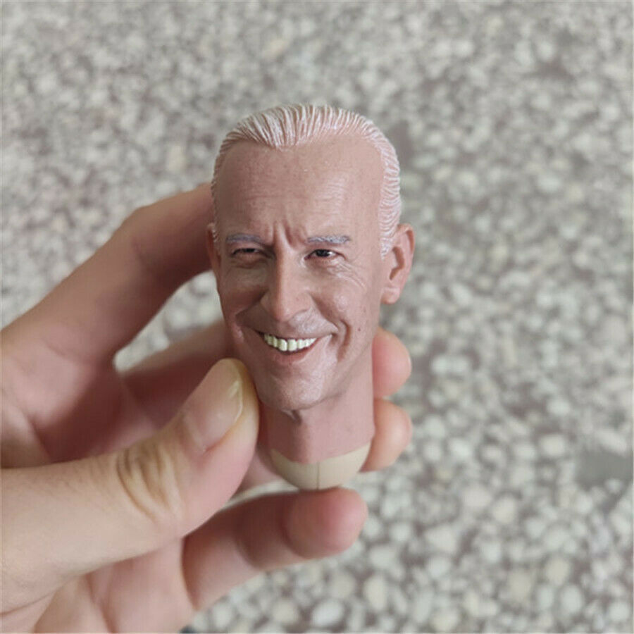 1:6 SDH026 Joe Biden Head Sculpt Model For 12" Male HT Action Figure Body Toys