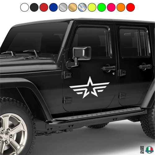 2 Pegatinas STELLA MILITARE US ARMY EJÉRCITO Auto Camper Pickup Jeep - Imagen 3 de 20