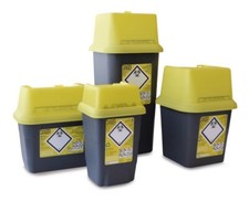Sharps Waste Bin Box Sharpsafe 0.2-30L Medical Lab Waste Disposables Travel
