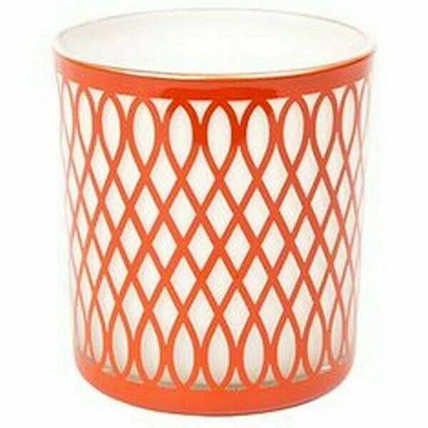 Orange Glass Candle & Tea Light Holders