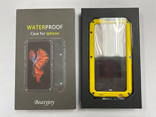 Beasyjoy Waterproof Case For Iphone 7/8 (Yellow) - Photo 3 sur 7