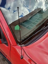 21" Black Stainless Antenna Mast Power Radio AM/FM for TOYOTA TACOMA 1995-2016