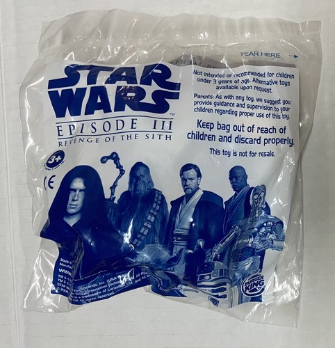 2005 Burger King Star Wars Episode III Revenge of the Sith Yoda Sealed - Imagen 3 de 3