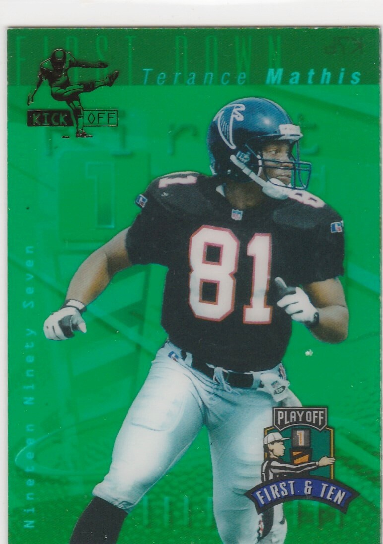 1997 Playoff First & Ten Kickoff #K76 Terance Mathis 042-M