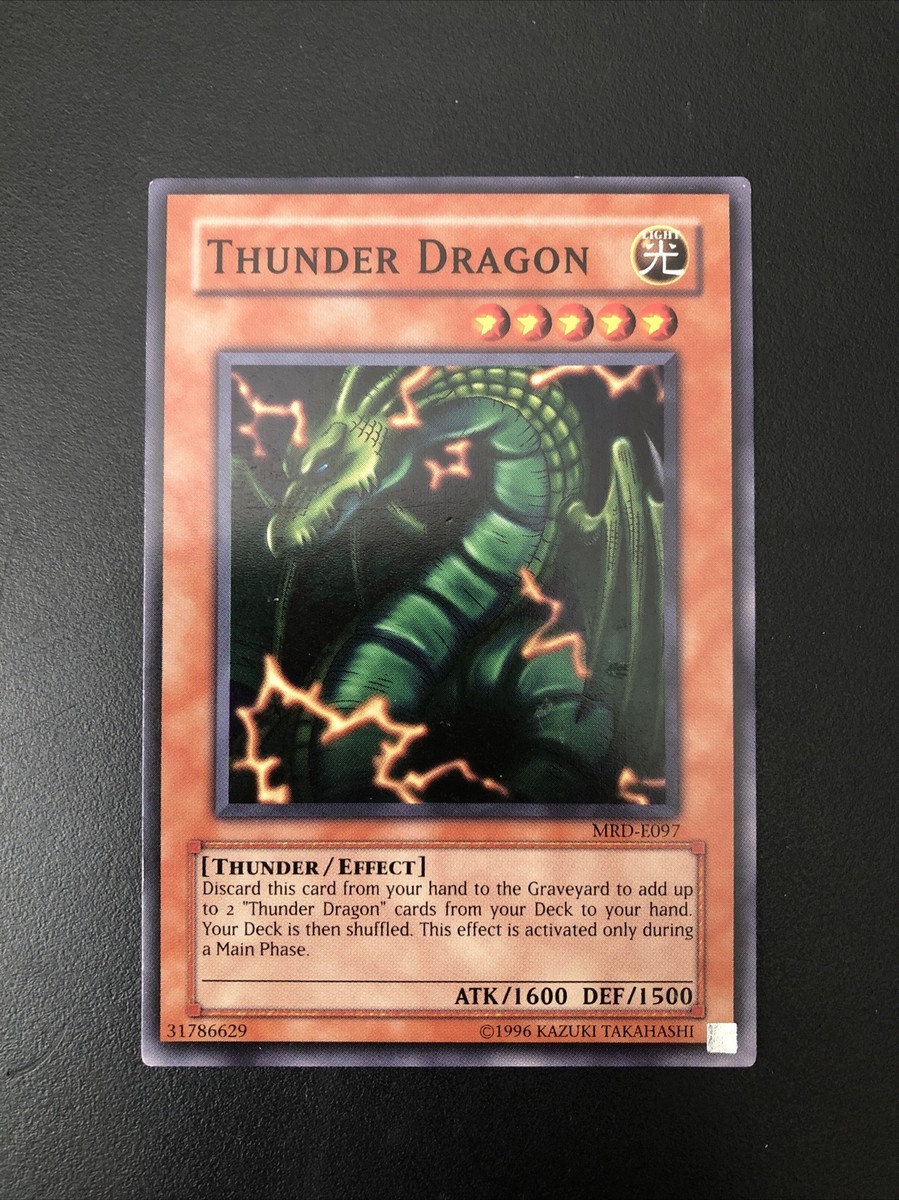 yugioh thunder dragon cards Yugioh Thunder Dragon Common MRD-E097 LP