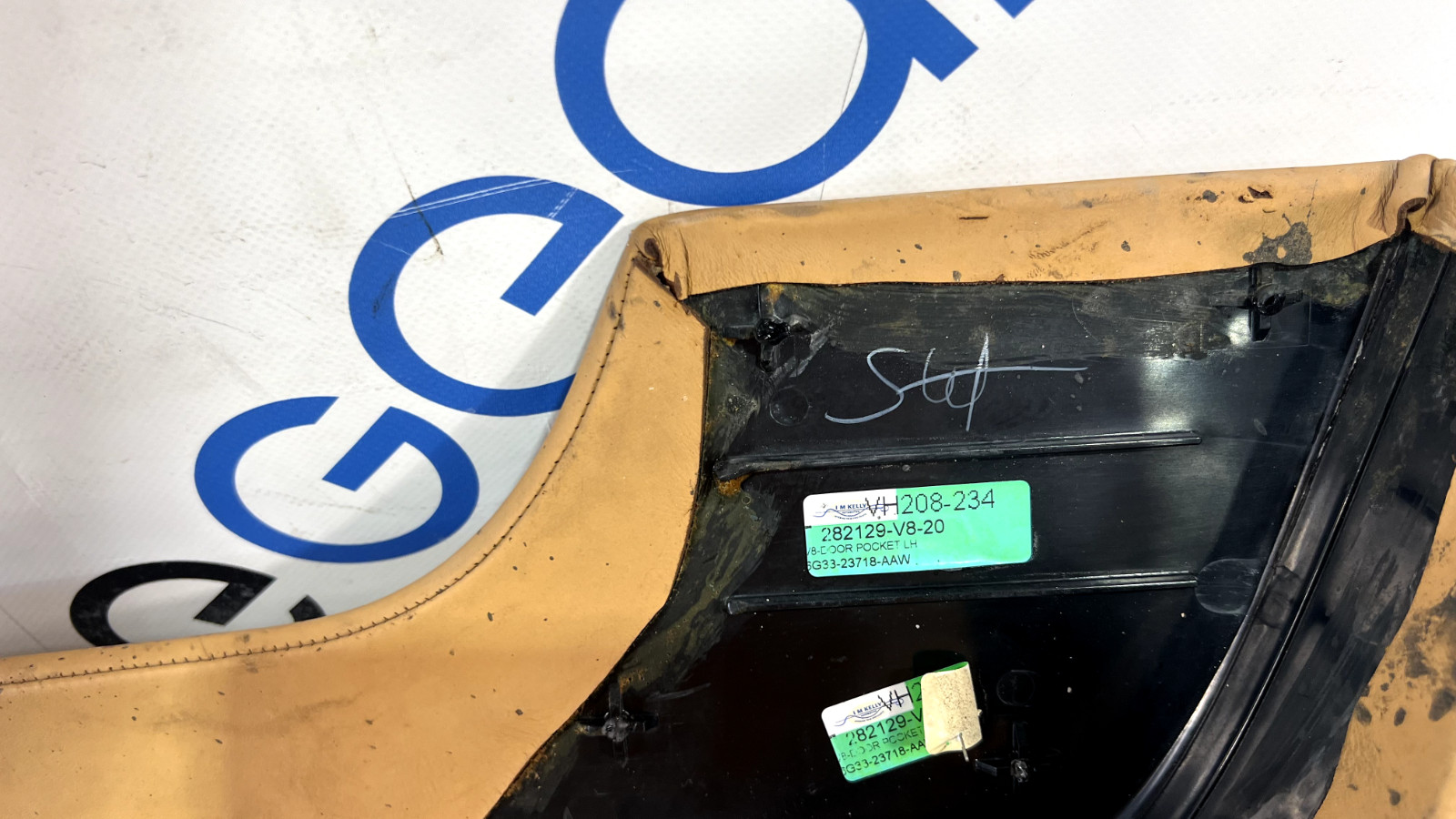 2011 Aston Martin Vantage V8 OEM LH LEFT DRIVER LOWER Door Trim Panel Leather
