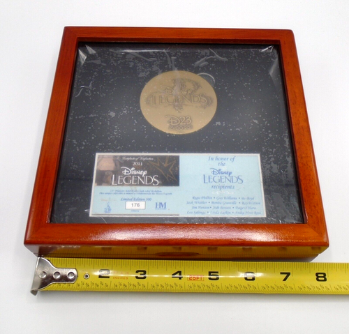 Disney Legends D23 Expo 2011 Bronze Medallion Coin Limited Edition 167 of 300 - Picture 7 of 9