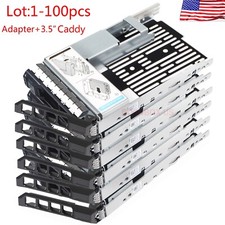 Lot 2.5" to 3.5" Drive Caddy Adapter For DELL PowerEdge Dell T430 T630 R630 R730