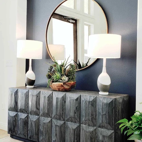 Junius Antique Gold Leaf Round Wall Vanity Mirror 43" ~ Uttermost 13887 - Picture 7 of 11