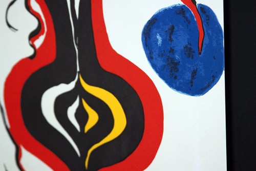 Alexander CALDER Original COLOR Lithograph LIMITED Ed. 1966 w/FRAME - Picture 5 of 10