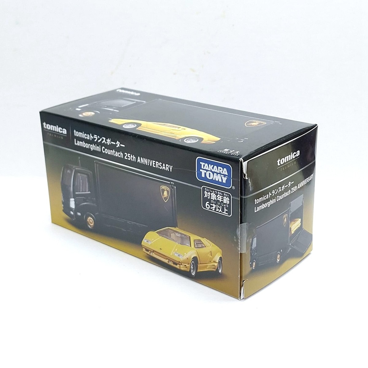 TOMICA PREMIUM Transporter + Lamborghini Countach 25th ANNIVERSARY