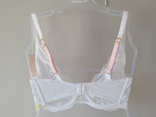 John Lewis AND/OR Elise Demi Bra In White Size UK 30E. BNWT - Picture 7 of 17