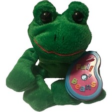 Avon Tad The Frog March 1999 Vintage Full O' Bean Bag 8" Plush Stuffed Animal