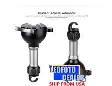 Leofoto YB-75LC Leveling Base with Handle for 75mm Bowl  Arca Lever