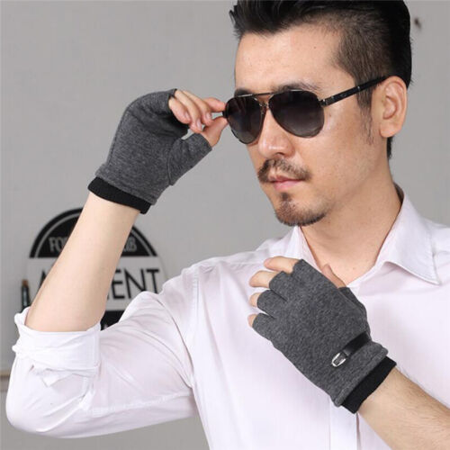 Half Finger Riding Bicycle Gloves MTB bike Microfiber Racing Cycling Glove R - Picture 3 of 16
