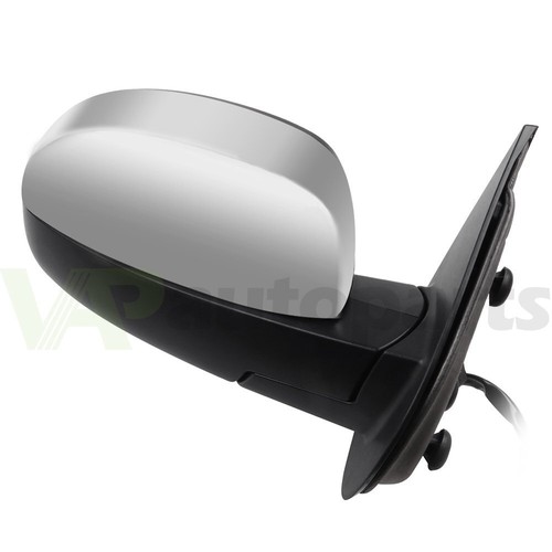 Right Power Memory Heated Chrome Signal Passenger Mirror For 2007-2014 Chevy GMC - Picture 7 of 8