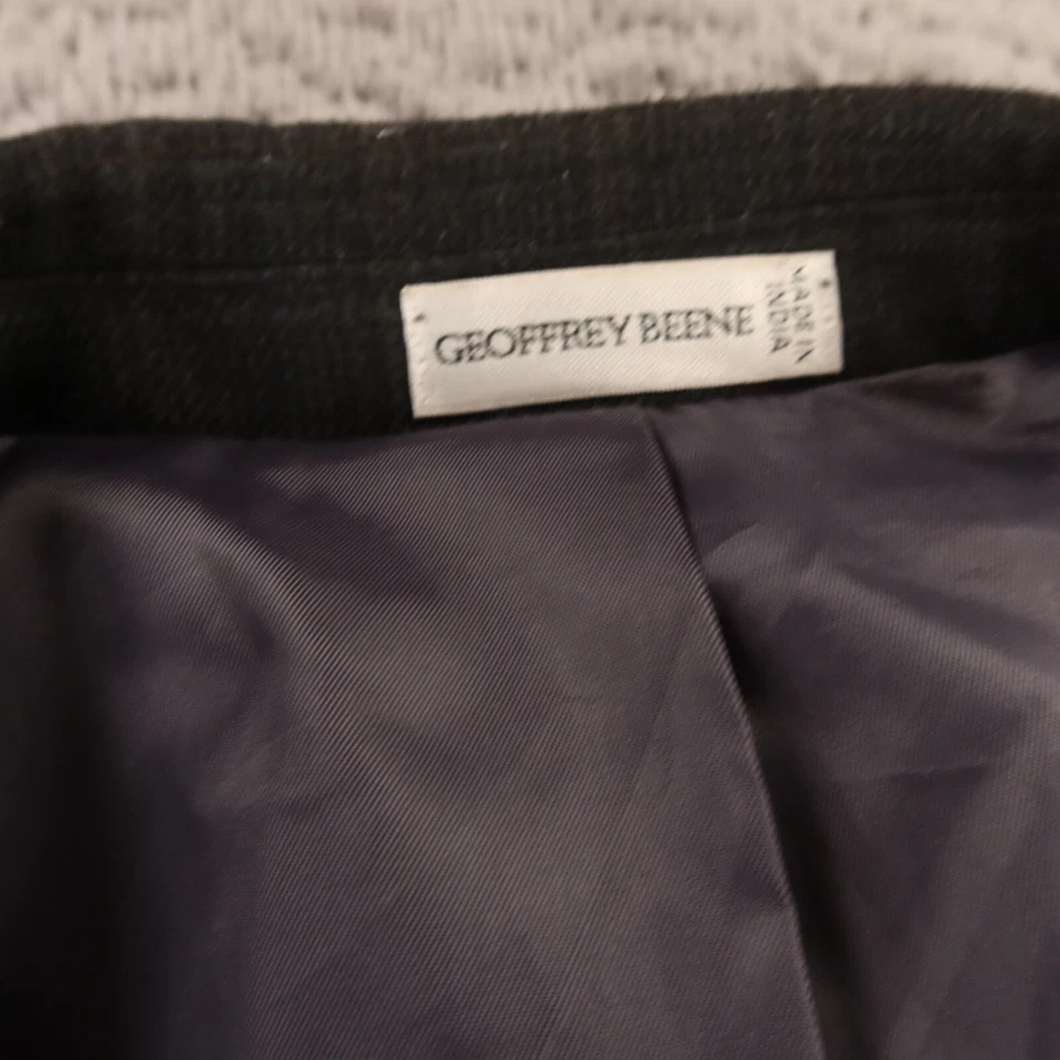 Chaqueta a Cuadros Príncipe de Gales XL Gris Glen Cuadros Poliéster Blazer Abrigo Deportivo 48L Foto 3 de 4