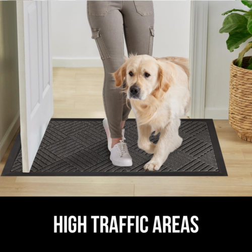 Gorilla Grip 100% Waterproof Season Weathermax Doormat Durable Natural Rubber - Picture 6 of 12