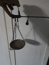 Antica BILANCIA  Stadera con piatto in rame