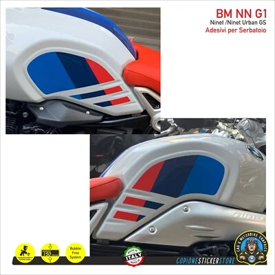 Set Adesivi serbatoio BMW Ninet Nine T Urban GS Gaston Rahier Paris Dk BM NN G1